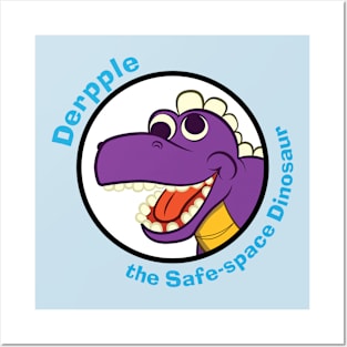 Derpple the Dinosaur Posters and Art